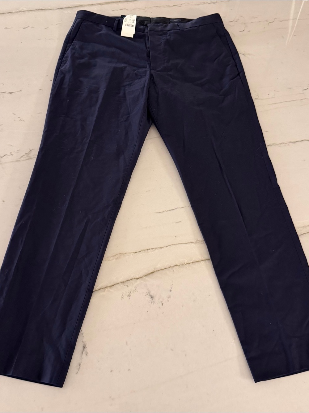 J Crew Flex Mens 36x32 Thompson Slim Dress Pants BRAND NEW Blue